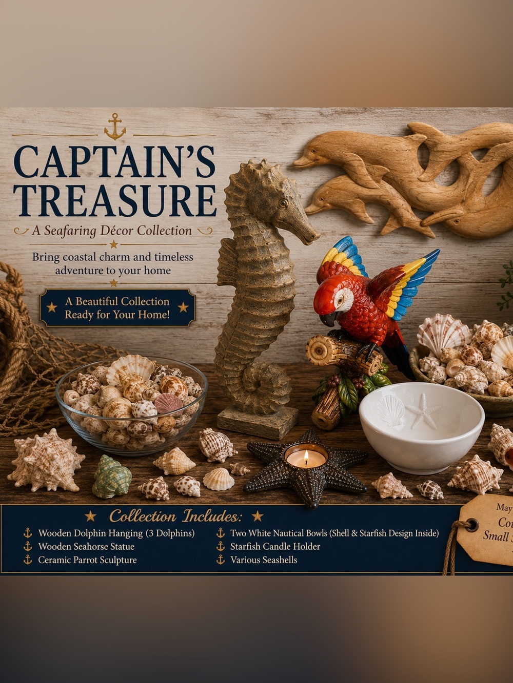 CAPTAIN’S TREASURE – A SEAFARING DÉCOR COLLECTION
